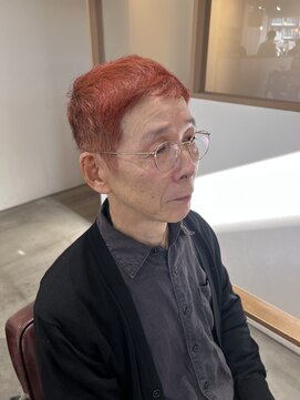 サロン(SALON) 50代・60代おすすめ　派手カラーレッド