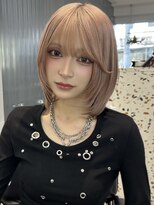 オニキス(ONYX) h35 表参道ピンクベージュザクザクレイヤーカット