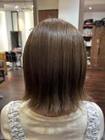 グランアージュ 池袋東口店(grandage)&nbsp;艶感たっぷり透明感ベージュミディ