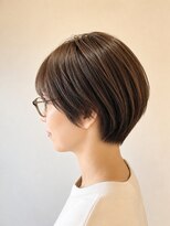 バルバル ヘアデザイン(balbal hairdesign)&nbsp;大人丸みショート×アッシュベージュ