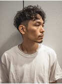 メンズカットスタイル（パーマあり/なし相談可）＋シェービング
