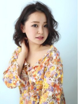 フォルテ 藤枝エピ店 黒髮大人ナチュラルボブカール