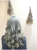 【COLOR】ホワイティ―アッシュ&シルバーMIX