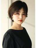 大人可愛い　ショートボブ