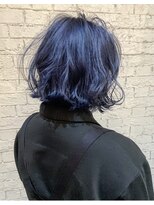 ガレージ(GARAGE)&nbsp;ブルー　ネイビー　ダブルカラー