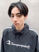 フィフス(fifth)&nbsp;◇黒髪センターパート トランクスヘア かき上げヘア