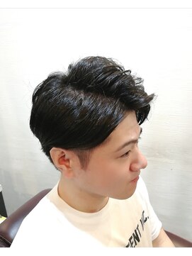 ヘアースペースシャルム (HAIR SPACE Charme) 七三 アシメ かき上げヘア♪