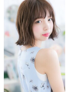 ミック ヘアアンドビューティー 大山店(miq  Hair&Beauty) 外ハネカジュアル♪切りっぱなしボブa