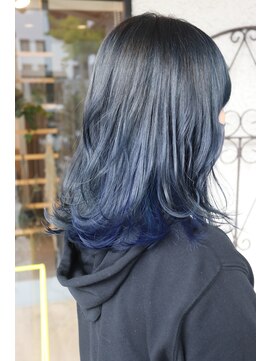 ライカ(Lycka) グレー　インナーブルー