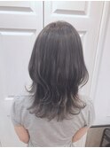 大人グレーアッシュカラー