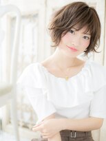 モッズ ヘア 福岡姪浜店(mod's hair) *mod's姪浜*…オリーブグレージュ抜け感ヘアショートウルフd