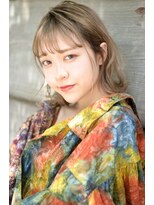 ノイ(neu)&nbsp;重×軽ミディアム～ミルクティーベージュ【静岡/髪質改善】