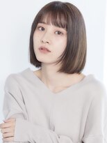 フォンズ(FONS)&nbsp;大人可愛いナチュラルストレートボブ20代30代40代（面長解消）