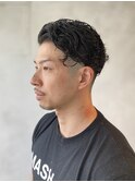 JohnnyMEN中野ツーブロックフェードハードスパイラルパーマ