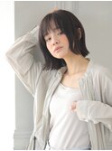 トレンドど真ん中の[切りっぱなしボブ]