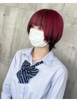 アンダーバーホワイト 浜松店(_WHITE)&nbsp;赤×黒 ミニウルフ m