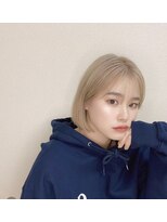 モードケイズ 西宮北口店(MODE K's)&nbsp;ハイトーンボブ　外国人風カラー