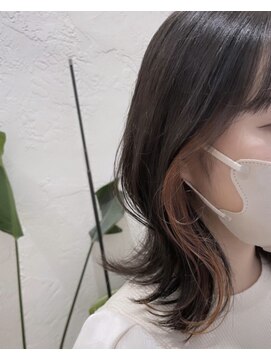 モアナ バイ ヘッドライト 二俣川店(Moana by HEADLIGHT) Moana#イヤリングカラー#ピンクカラー#ボブ