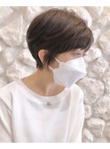 【Moana綱島】#耳掛けショート#くびれショート#アッシュブラウン