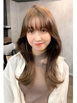 レイラバイアフロート 吉祥寺(Lila by afloat)&nbsp;くびレイヤーエモージュ黒髪ベージュ 20代30代40代