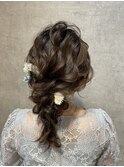 ヘアセット/ヘアアレンジ/ヘアメイク/ハーフアップ/前髪カット