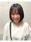王道美シルエットボブ【ラクレ/西大分】