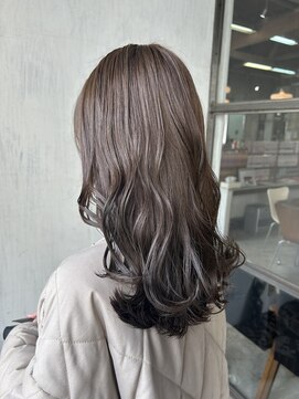 アッシュ ヘアーメイク 桐生(ash hair×make) 30代40代大人可愛い髪質改善カラーラベンダーグレージュ透明感