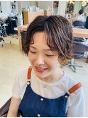ショートパーマスタイル　佐世保駅前美容室　佐世保美容室