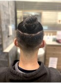 ドラケンマンバンヘア一周ツーブロックスキンフェード