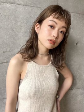 エディット トウキョウ(e.dit tokyo) 【MILK/MURIEL Misa】透明感カラー　ベージュカラー