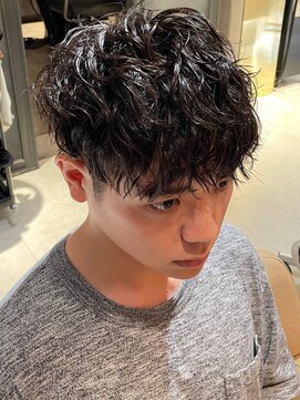 カインド 南青山(hair&make up KIND) メンズフェード ツイストスパイラル 波巻きスパイラル