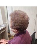 白髪ぼかし大人ショート［北千住］