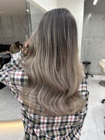 ロンドメリア 天神大名店(Lond Melia) ★ミディアムヘア暗めカラーグランマッシュデザインカラー艶髪★