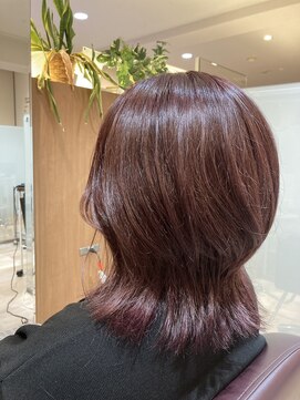 エル バイ ファースト(L by first) 【L by first】くびれヘア×カシスピンク