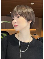 ロンドアンメゾン 原宿(Lond un Maison.)&nbsp;ウェーブミディアム似合わせカットメルティカラーショート/原宿