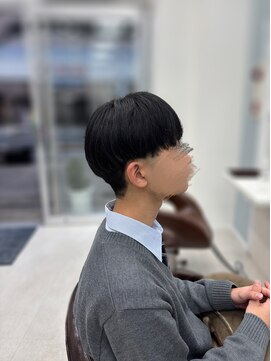 重ためマッシュヘア