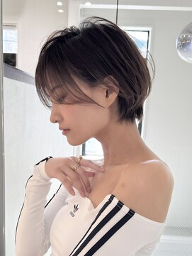 ロンドエニカ 大宮(Lond enika) ミニウルフレイヤーカット顔周り前髪韓国ショートボブ/大宮