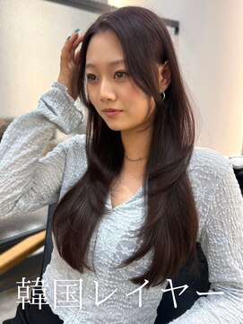 アミー 池袋(Ammy) レイヤーカット/顔周りカット/顔周りレイヤー /韓国風パーマ