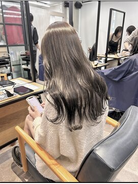 透明感カラー＊グレージュ＊ブリーチなし【hina】