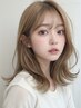 【学割U24/平日限定/ブリーチ無】カット＋透明感カラー　￥6,000