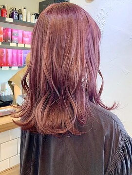 リコバイアフロート(riko by afloat) ミディアムレイヤー/ピンクベージュ