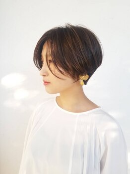 ユウヘアー 尾張旭店(U Hair)の写真/髪質や骨格に合わせる似合わせカットが人気！大人女性の魅力を引き出すショートヘアで周りと差がつく☆