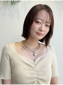 外ハネ×シースルーの大人ボブ10代20代30代