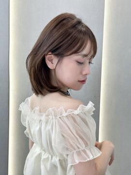 ロンドリゼル 札幌(Lond RiseL) ◯ オリーブグレー/韓国/レイヤーカット/髪質改善/縮毛矯正/札幌