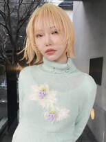 キャロルガーデンズ ボコカ 表参道(Carroll Gardens bococa)&nbsp;【azu担当】ブリーチ カラー オレンジ レイヤー 表参道