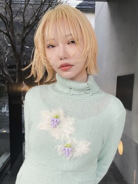 キャロルガーデンズ ボコカ 表参道(Carroll Gardens bococa) 【azu担当】ブリーチ カラー オレンジ レイヤー 表参道