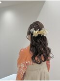 ハーフアップ