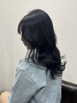 ユラ(YURA) 【SHOKI】色落ちがグレーになるネイビー