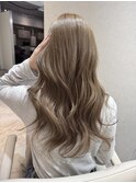 ヘーゼルベージュ&レイヤーカット《福岡髪質改善》