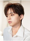 黒髪リクルートフェザーショートフェザーパーマ韓国マッシュ